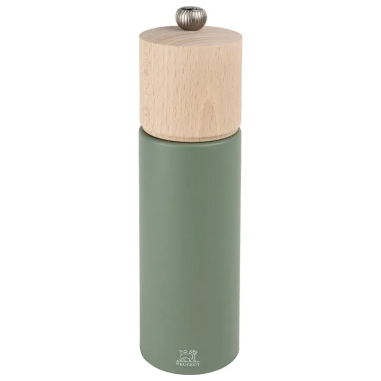 Peugeot Boreal pepper mill, 21 cm, fern green