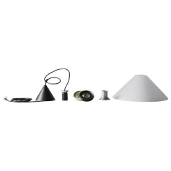 Pholc Aline 58 pendant, black