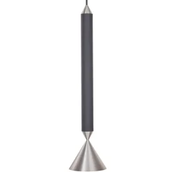 Pholc Apollo 39 pendant, black - polished aluminium