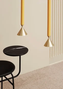 Pholc Apollo 79 pendant, honey gold - polished brass