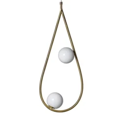 Pholc Pearls 65 pendant, brass