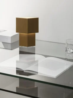 Pholc Romb Mini table lamp, cumin