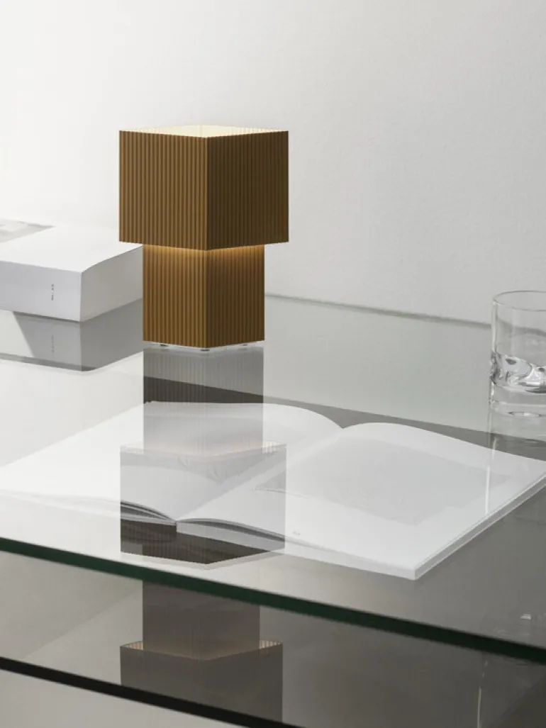 Pholc Romb Mini table lamp, cumin