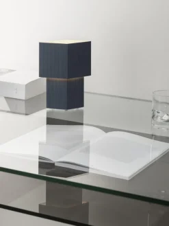 Pholc Romb Mini table lamp, blue stone