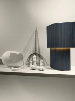 Pholc Romb Mini table lamp, blue stone