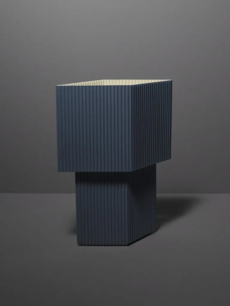 Pholc Romb Mini table lamp, blue stone