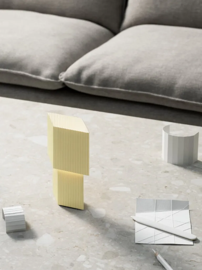 Pholc Romb Mini table lamp, vanilla