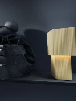 Pholc Romb Mini table lamp, vanilla