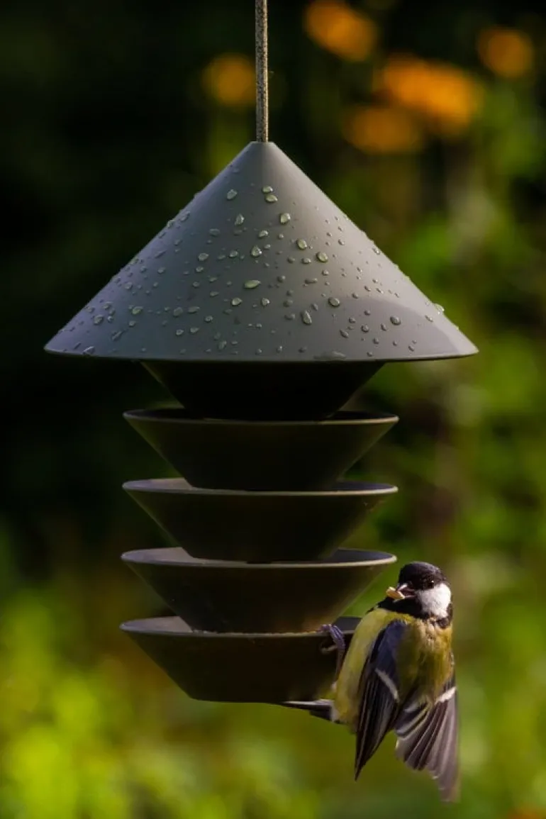 Pidät Bird Silo feeder, green