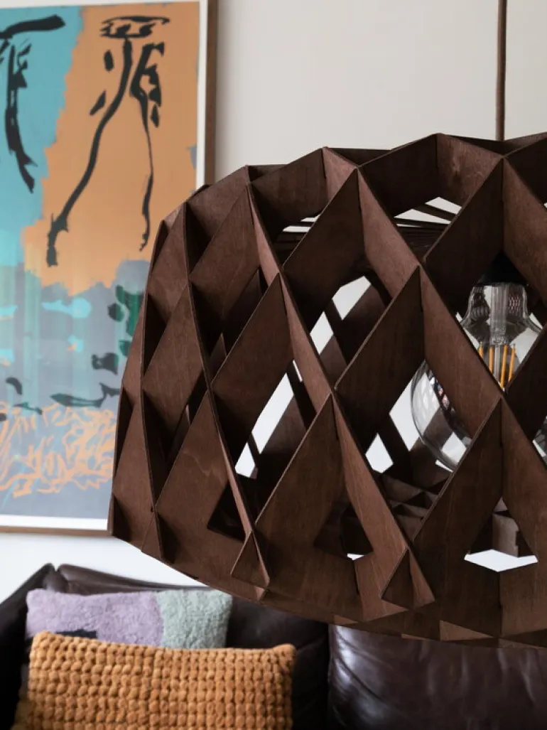 Pilke Lights Pilke Signature 60 pendant, brown