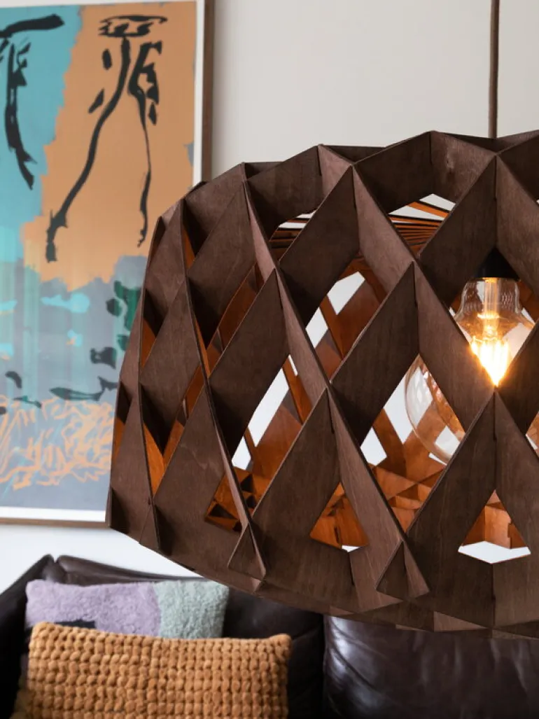 Pilke Lights Pilke Signature 60 pendant, brown