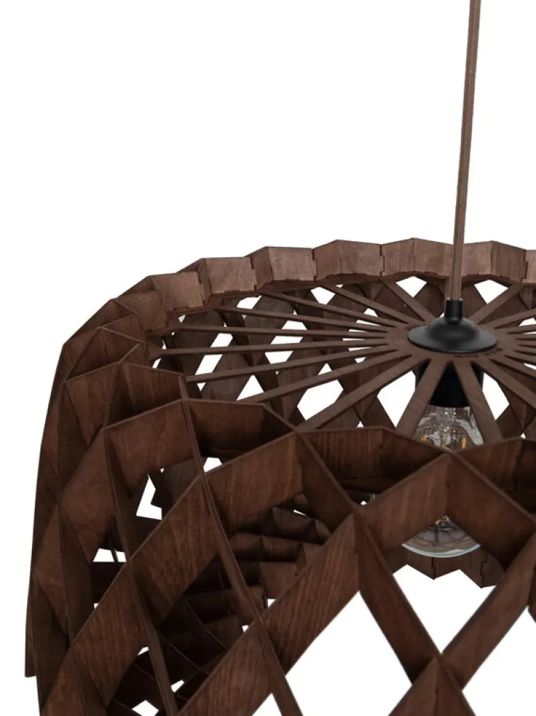 Pilke Lights Pilke Signature 60 pendant, brown