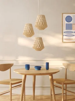 Pilke Lights Pilke Signature 28 pendant, birch