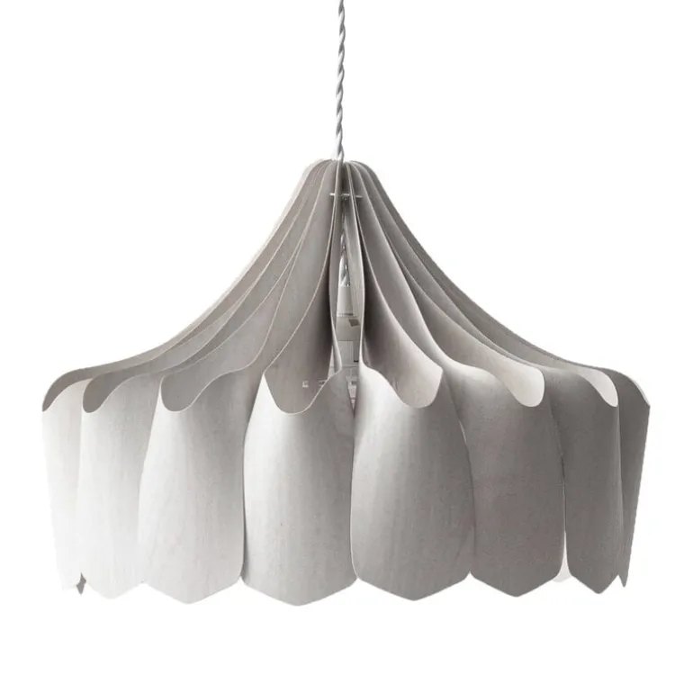 Pilke Lights Pioni pendant, small, white
