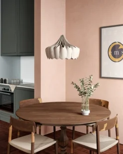 Pilke Lights Pioni pendant, small, white