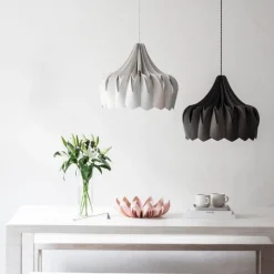 Pilke Lights Pioni pendant, large, black