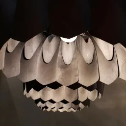 Pilke Lights Pioni pendant, large, black