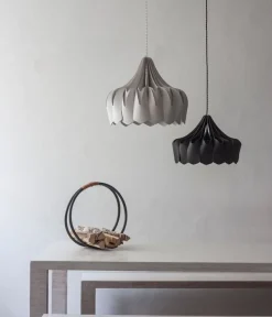 Pilke Lights Pioni pendant, large, white