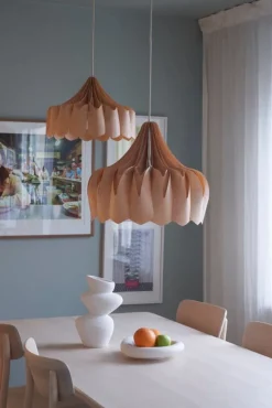 Pilke Lights Pioni pendant, small, birch