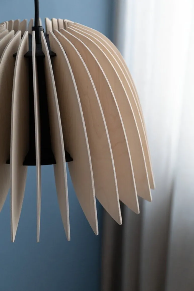 Pilke Lights Verna 34 pendant, birch