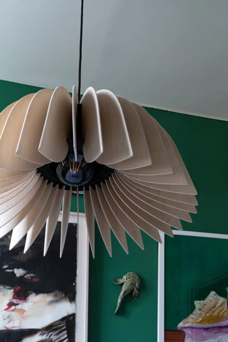 Pilke Lights Verna 50 pendant, birch