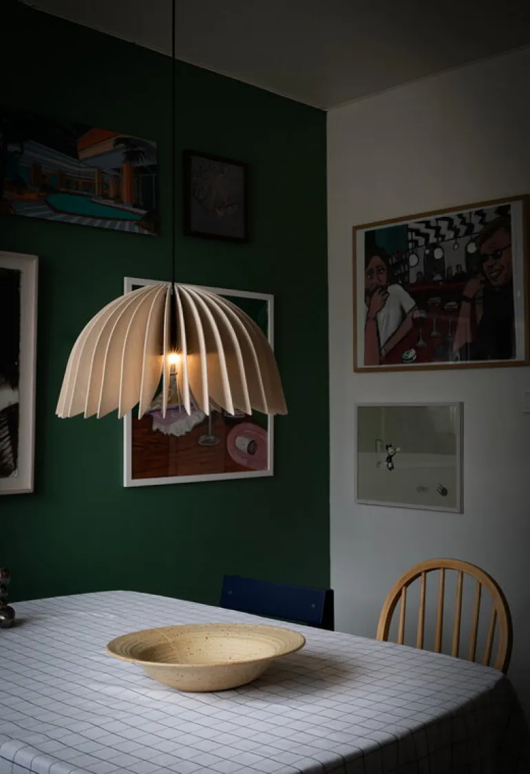 Pilke Lights Verna 50 pendant, birch