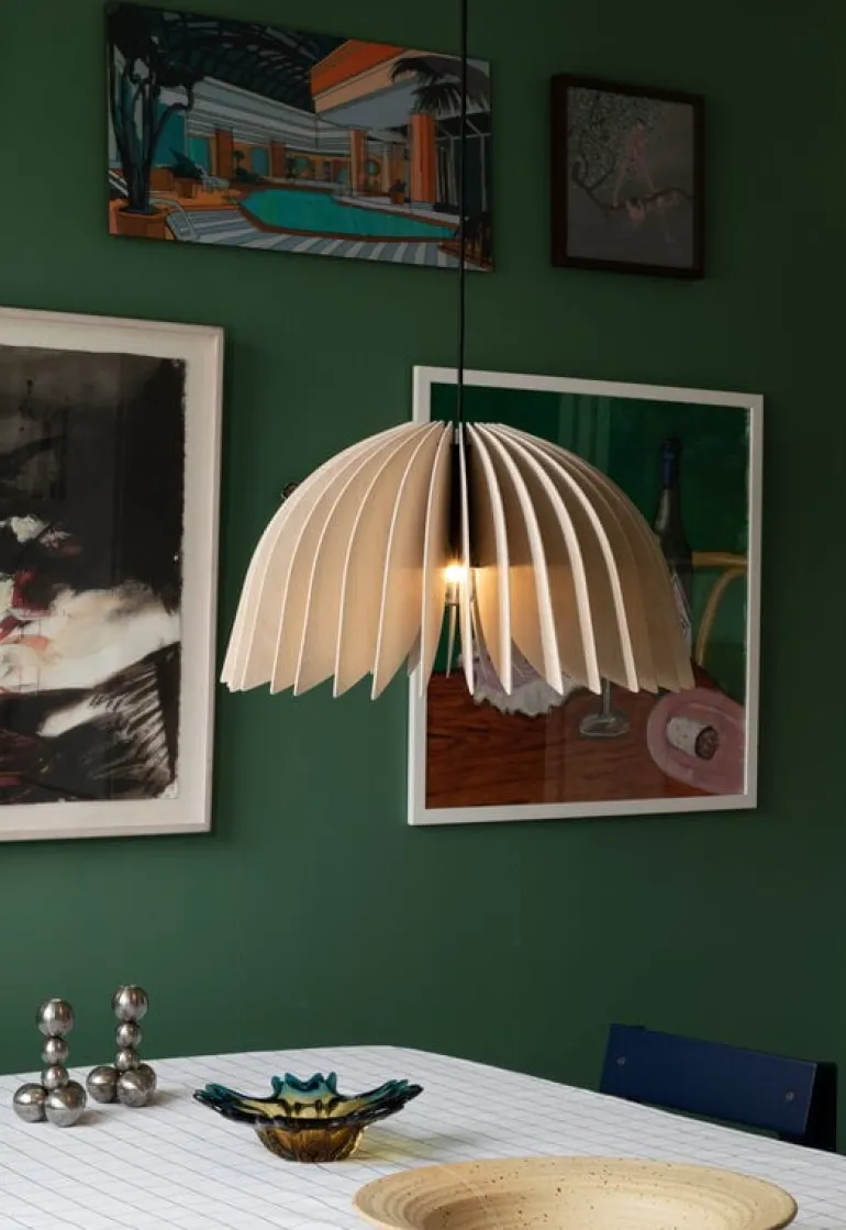 Pilke Lights Verna 50 pendant, birch