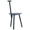 PLEASE WAIT to be SEATED Spade chair, navy blue
