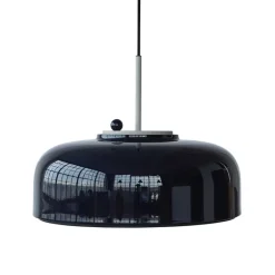 PLEASE WAIT to be SEATED Podgy pendant lamp, navy blue