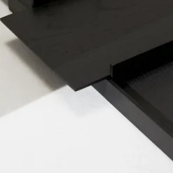 PLEASE WAIT to be SEATED Kanso tray set, black