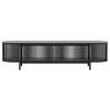 Poiat Bastone low sideboard with doors, black