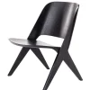 Poiat Lavitta lounge chair, black