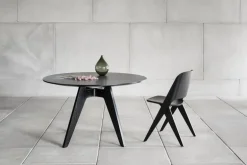 Poiat Lavitta table, round, 120 cm, black