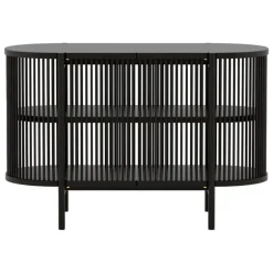 Poiat Petit Bastone sideboard with doors, black