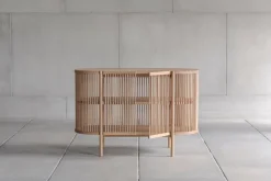 Poiat Petit Bastone sideboard with doors, black