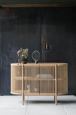 Poiat Petit Bastone sideboard with doors, oak