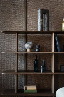 Poiat Poeme 144 shelf, dark oak