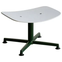 Raawii Arba ottoman, plywood, dark green - light grey