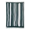 Raawii Brush blanket, green - porcelain