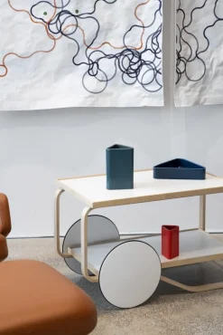 Raawii Canvas centrepiece, snorkel blue