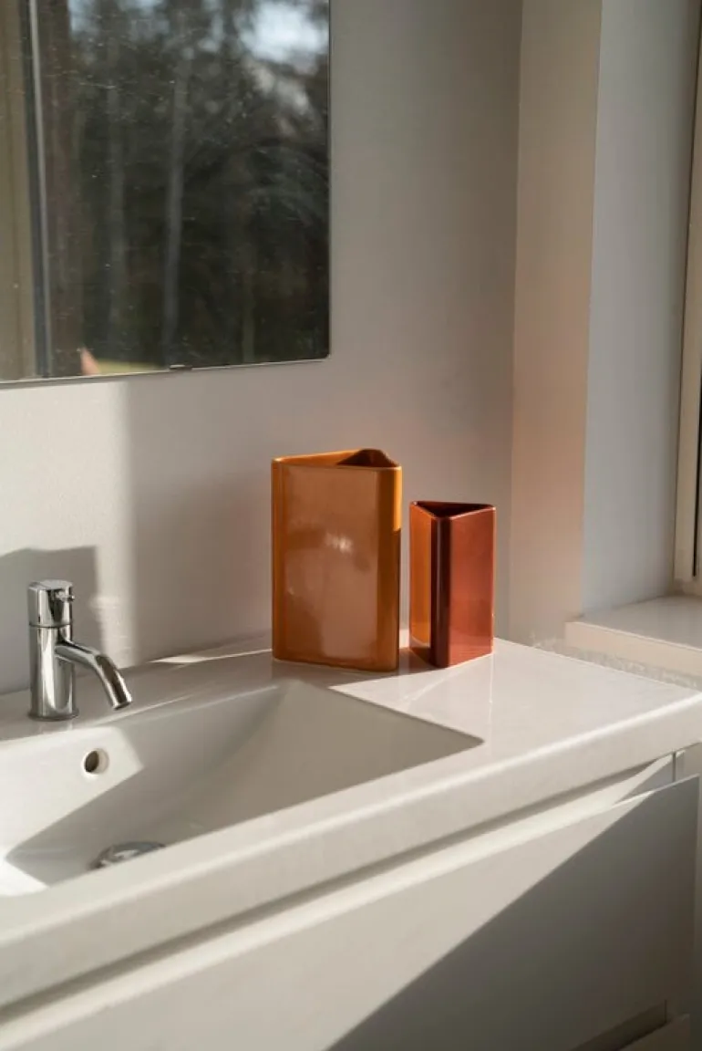 Raawii Canvas vase, small, cuban rum