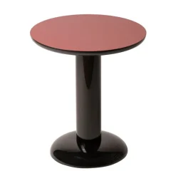 Raawii Coffee Thing side table, burgundy - black