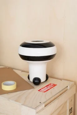 Raawii Mushroom vase, black