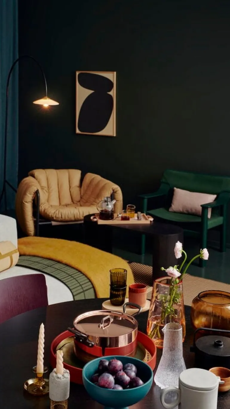 Raawii Strøm bowl, green gables