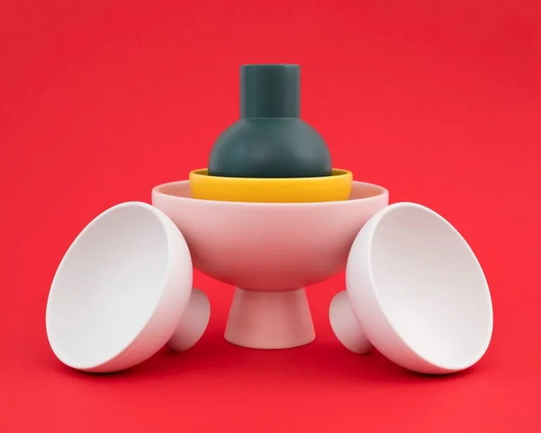 Raawii Strøm bowl, vaporous grey