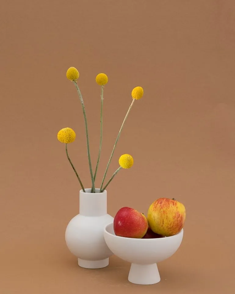 Raawii Strøm vase, vaporous grey