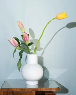 Raawii Strøm vase, vaporous grey