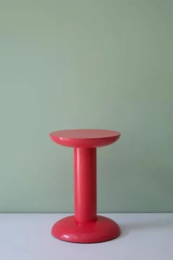 Raawii Thing stool, carmine red