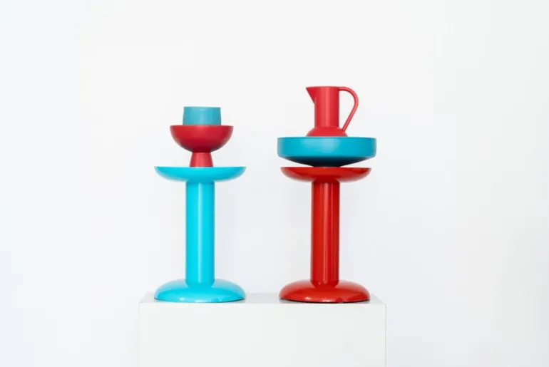 Raawii Thing stool, turquoise