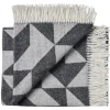 Ratzer Twist a Twill blanket, dark grey